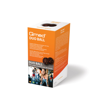 QMED DUO BALL mini wałek rehabilitacyjny do masażu 1